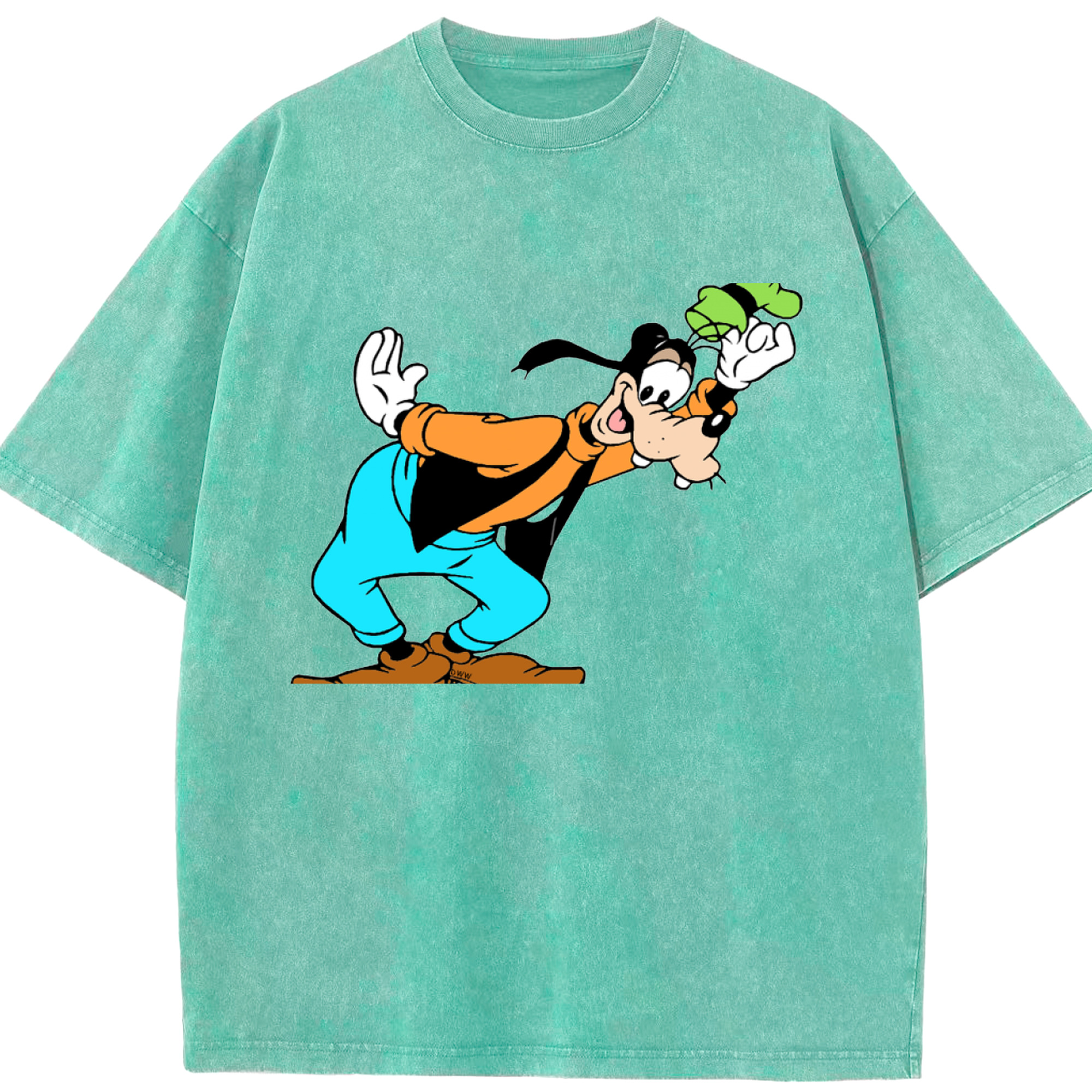 （画像用） ミッキーマウス Mickey Mouse 綿100% ヴィンテージ風 半袖Tシャツ（フロントプリント）